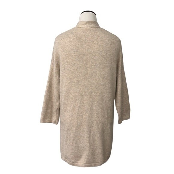 GAP Women’s Open Front Kimono Front Pocket alpaca blend Oatmeal Cardigan  XS/S - Picture 2 of 13